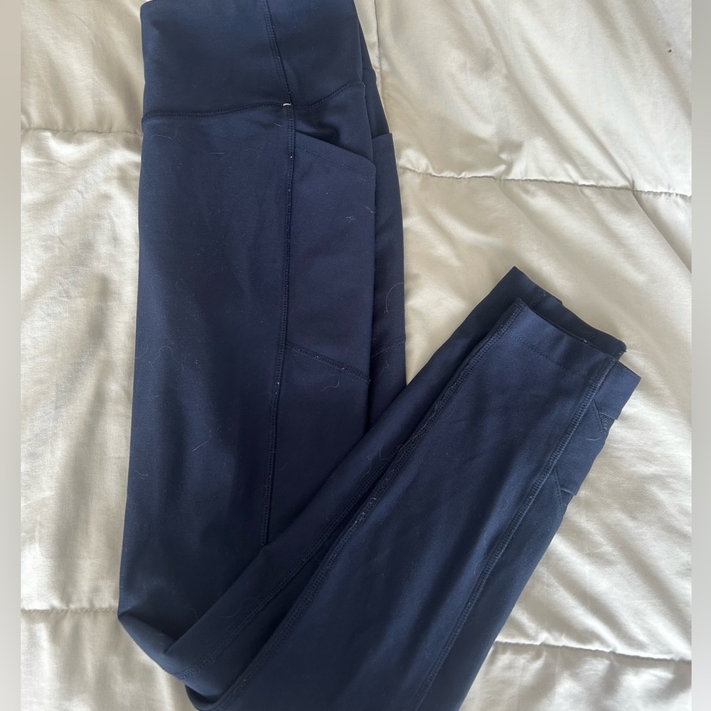 Mondetta Navy blue leggings lightly worn